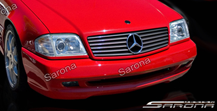 Custom Mercedes SL  Convertible Front Bumper (1990 - 2002) - $490.00 (Part #MB-047-FB)